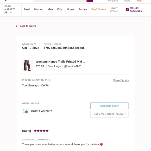 Women’s Happy Trails Printed Mid Rise Barrel Jeans various READ REVIEW - Picture 14 of 15